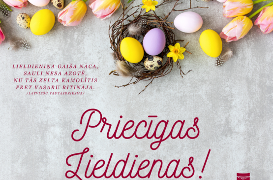 Priecīgas Lieldienas!