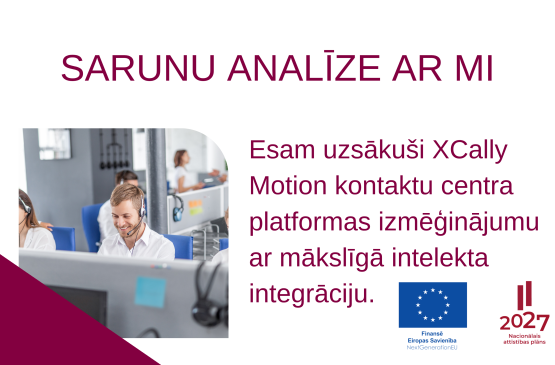 Uzsākts MI risinājuma izmēģinājums pacientu apkalpošanas kvalitātes uzlabošanai