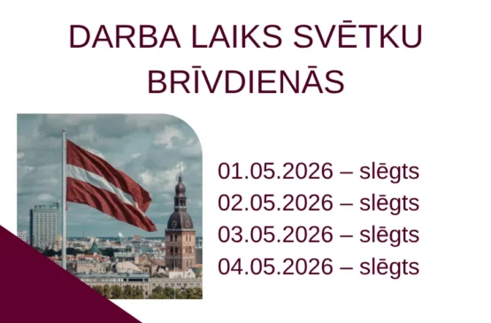 Darba laiks svētku brīvdienās