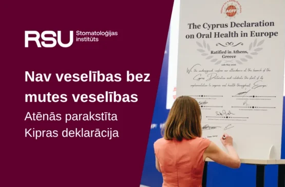Nav veselības bez mutes veselības: Atēnās parakstīta Kipras deklarācija