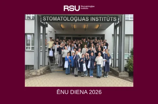 RSU Stomatoloģijas institūtā aizvadīta Ēnu diena